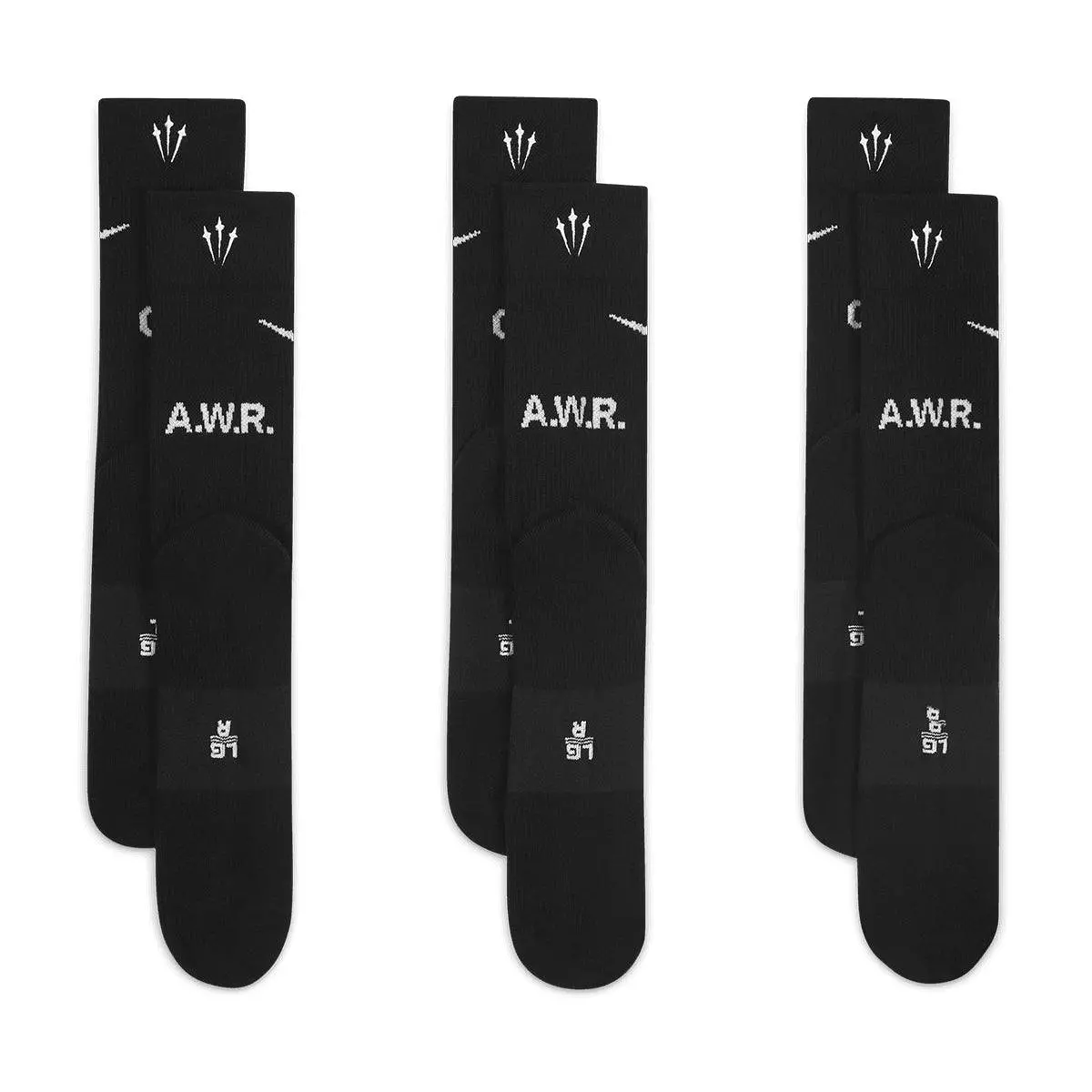 + NOCTA Crew Socks 3-Pack 'Black'