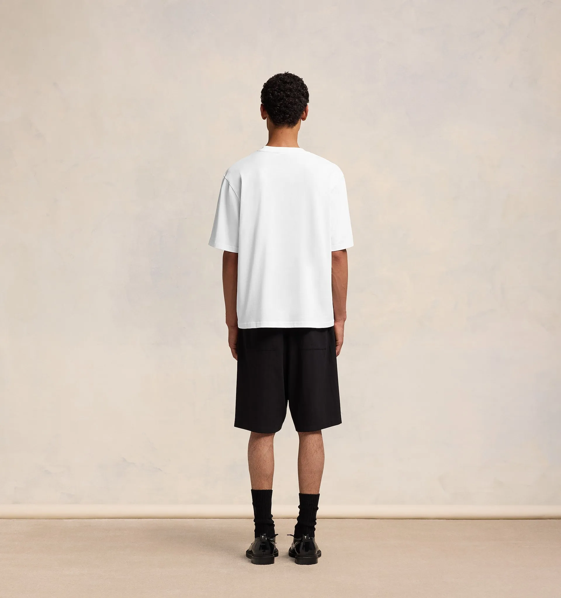 AMI PARIS  |Unisex Street Style Plain Cotton Oversized Logo Designers