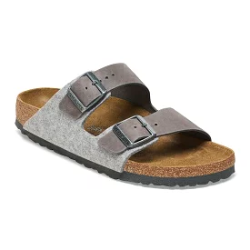 Birkenstock Women's Arizona - Light Gray Wool Felt/Leather