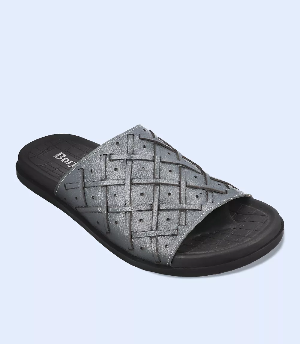 BM4768-GREY-Men Slipper