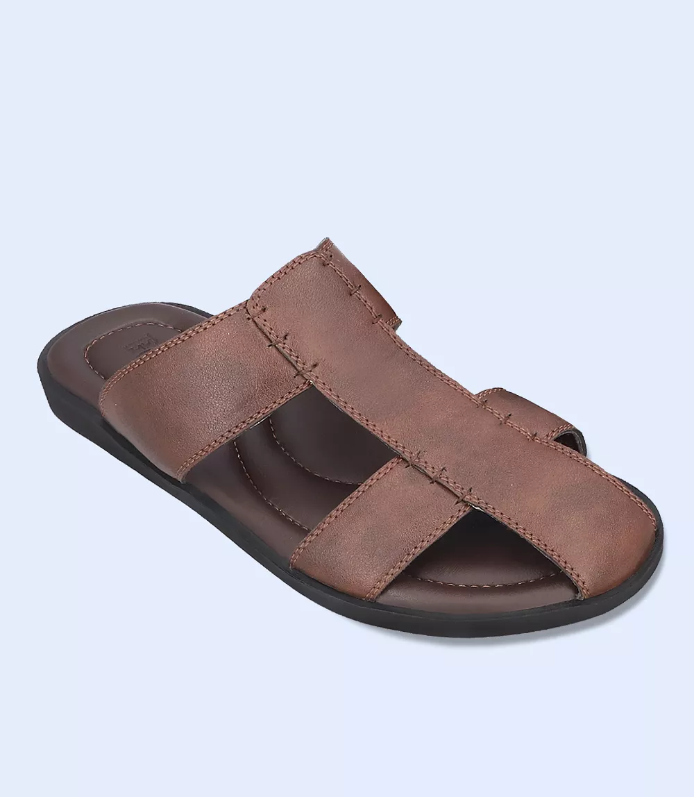 BM4983-COFFEE-Men Slipper