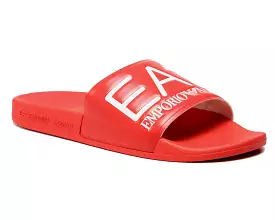 Emporio Armani XCP001 Visibility Slippers EA7 Sliders Red