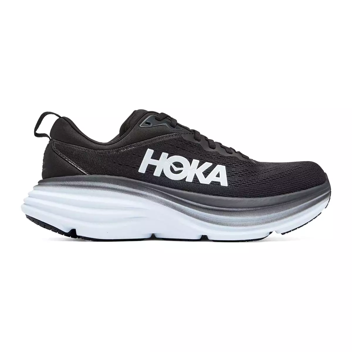 Hoka Men's Bondi 8 Black/White