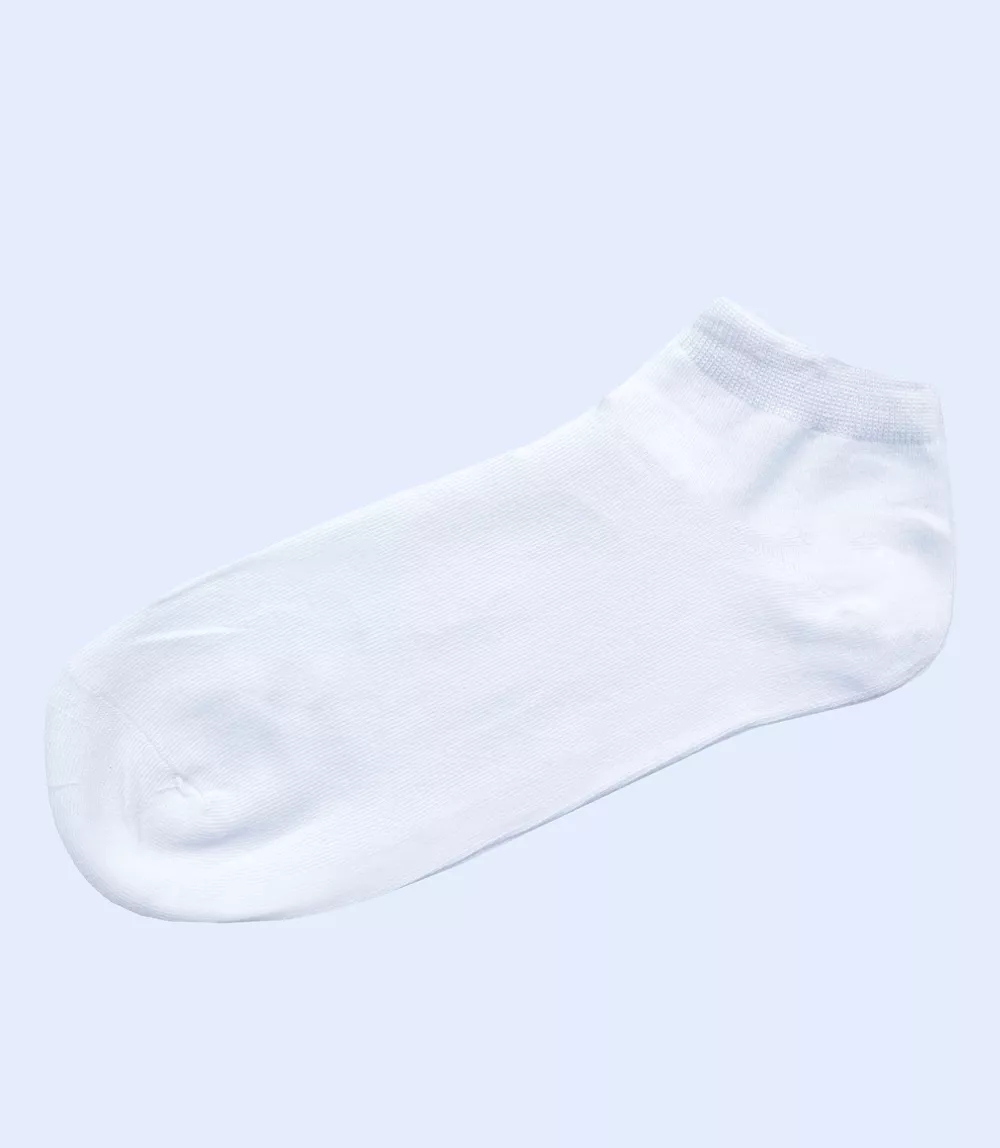 MA1722-WHITE-Men Ankle Socks