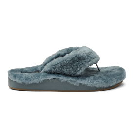 Olukai Women's Kipe'a Heu Shearling Slipper - Storm