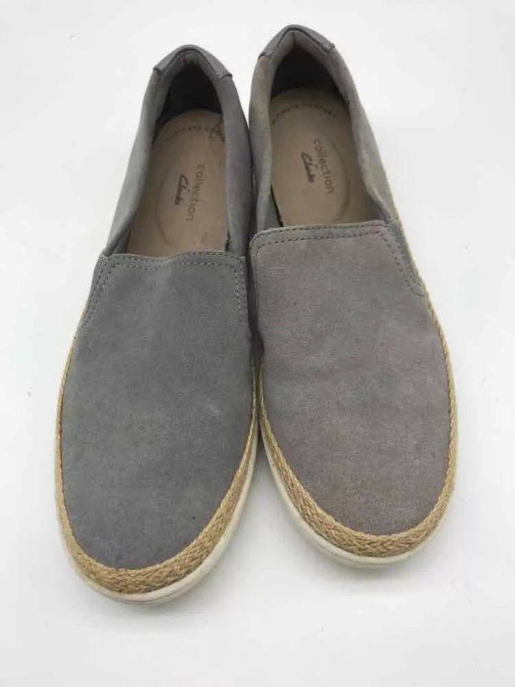 Pre-Owned Clarks Grey Size 9 Sneaker Slip On