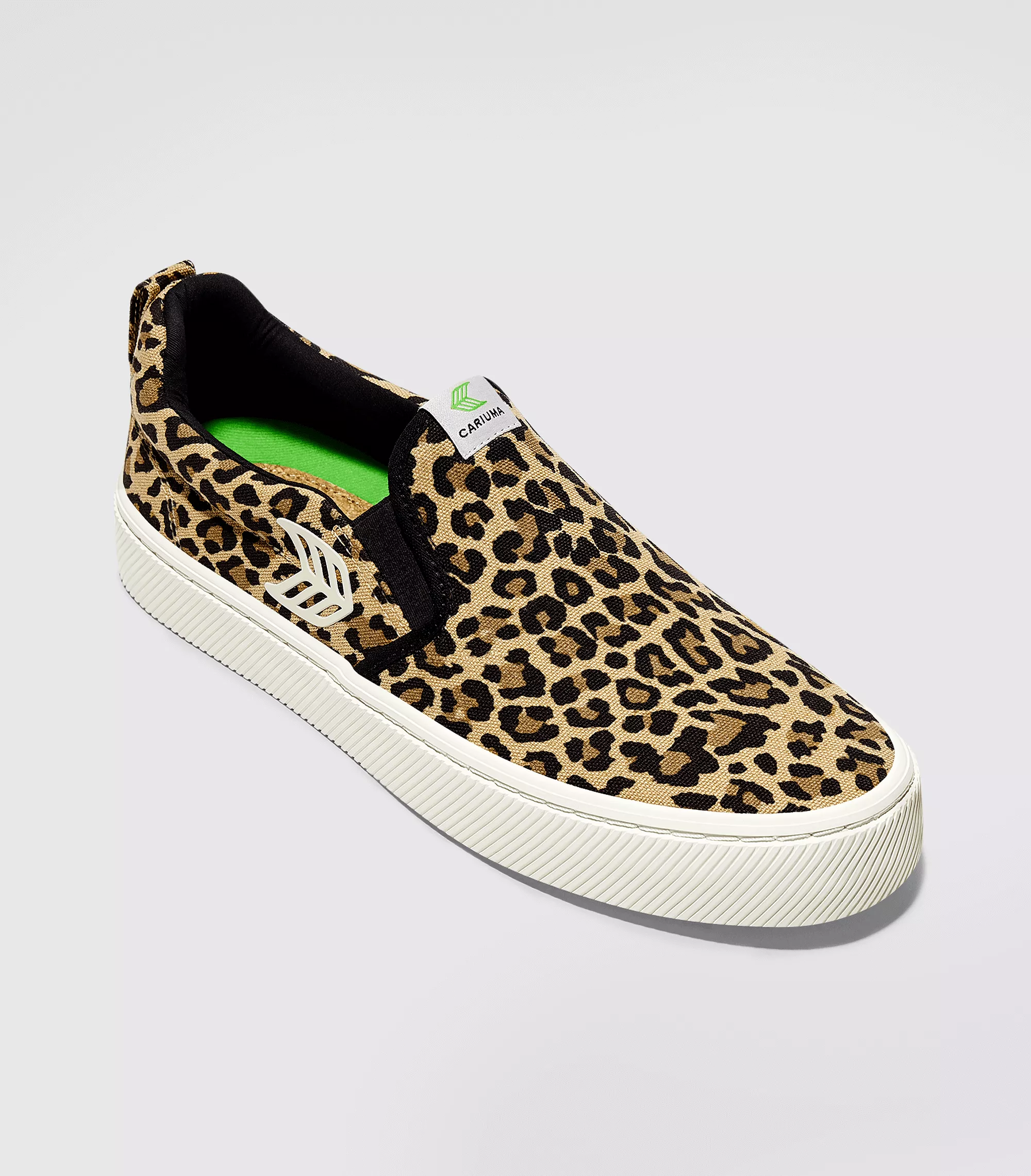 SLIP ON Leopard Print Canvas Sneaker Men