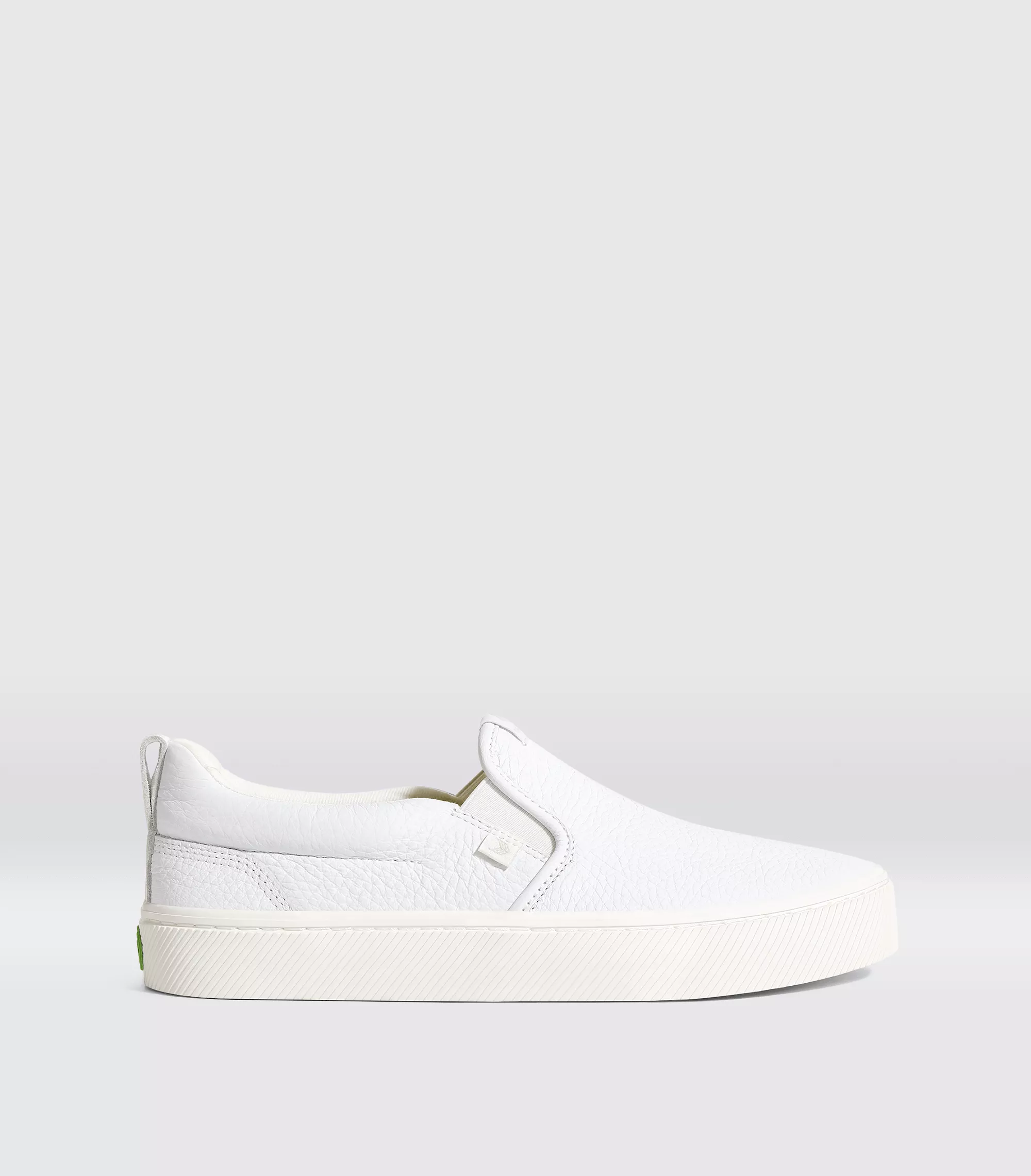 SLIP-ON White Premium Leather Sneaker Men