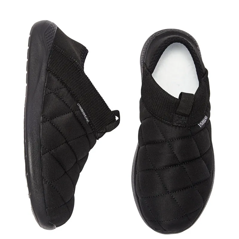 Unisex Round-Toe Home Warm Cotton Slippers